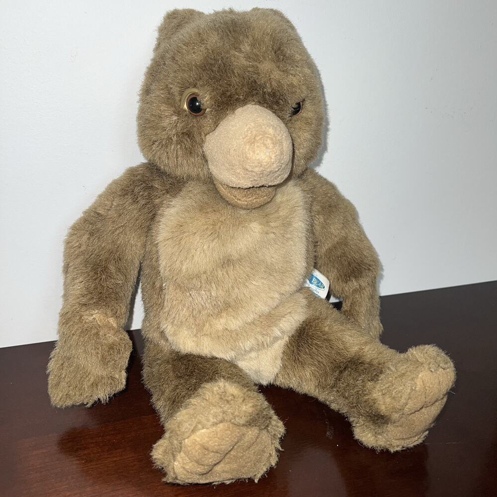 Vintage 1998 Little Bear Talks Laughs Talking Plush Toy Kidpower Tested Works